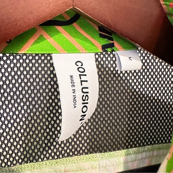 Collusion Funky Zip Up Shirt M - Picture 5 of 7